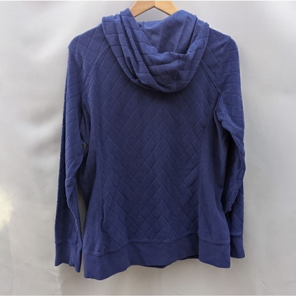 Columbia diamond pattern hooded fleece pullover - Picture 6 of 9